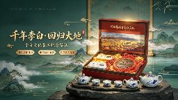 李白普洱茶 · 铁盒礼盒装