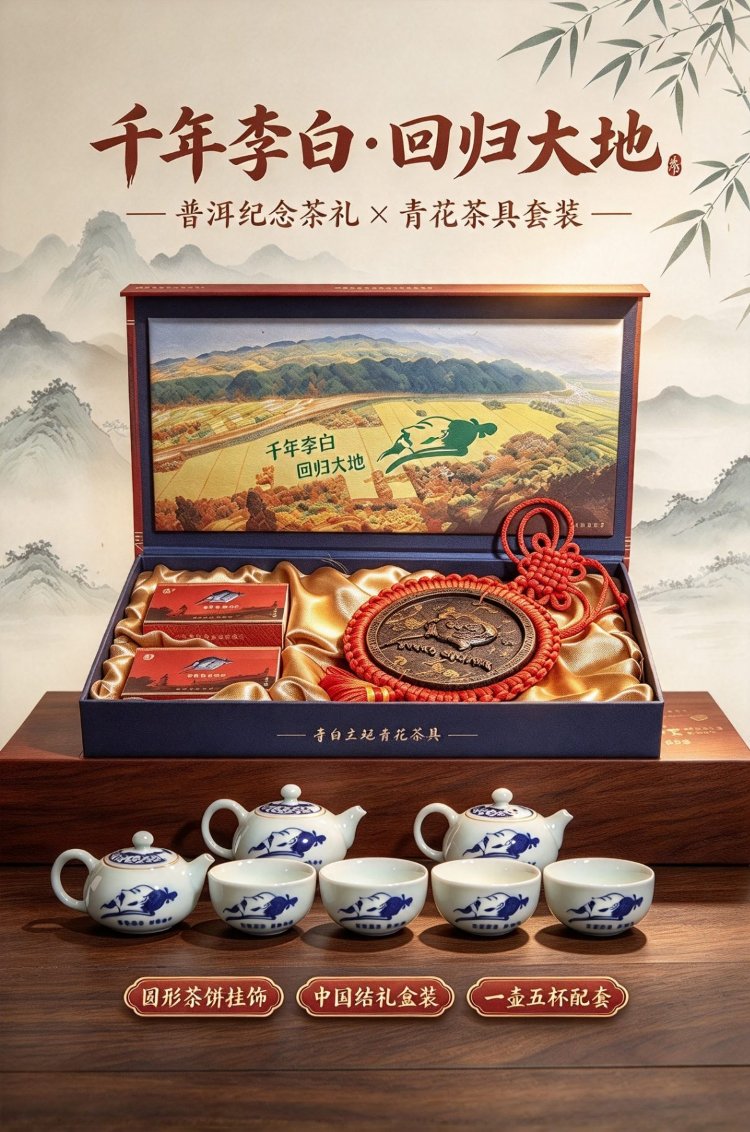 李白普洱茶 · 火柴盒子装 详情图 1